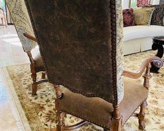 21- NOW $300 WAS $695 Century Pair of Mouton style armchairs • 55 high 32wide 23deep 
