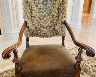 21- NOW $350 WAS $695 Century Pair of Mouton style armchairs • 55 high 32wide 23deep 