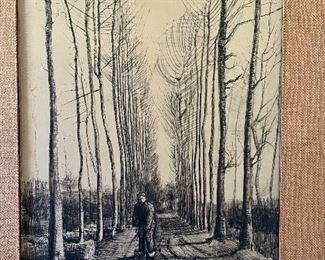 Avenue of the Poplars
Van Gogh antique book plate