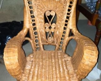 . . .nice wicker chair