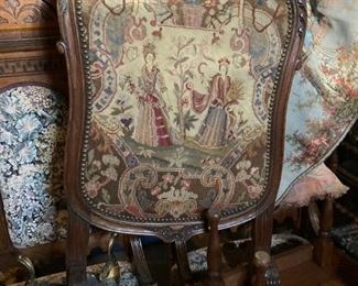 . . . a unique Victorian fireplace screen