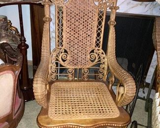 . . . a great wicker rocking chair