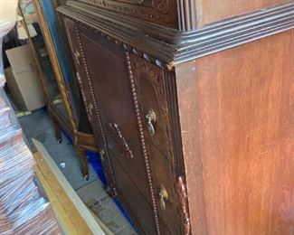 . . . hope you can see the beauty of this chest of drawers -- tough angle