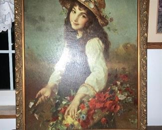 . . . . a great portrait -- girl with flowers