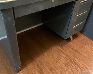Antique Metal Desk