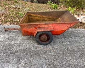 Vintage Metal Dump wagon