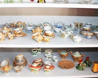 Japan Porcelain Miniature Tea Sets