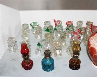 Victory Toy Company Clear Glass Figurines