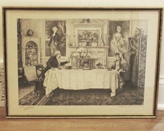 Print from the Famous Sadler room collection of Keeler's Restaurant