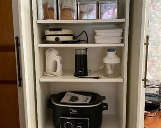 Ninja Foodi System, Vintage Canister Set, Coffee Grinder, Hand Mixer, & Waffle Maker