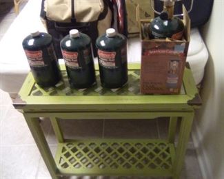 Coleman Lantern with propane canisters