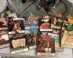 Nancy Thomas Monthly Plaques 13 Plaques