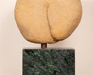 "Inverness" Fossilized Stone & Marble 1981 H 16" L 7 1/8" D 5" $3,500