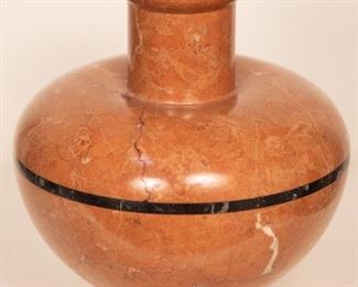 "Vase" 1985 Rosso Marquinia (Marble)                                        H 8 3/4" D 8 1/4"                                                                                             $2,500