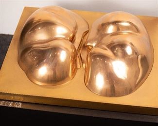 "Canto d'Estate No I" Variation No 6 1972 Polished Bronze L 27 3/8" x D 22 1/2" x H 10"