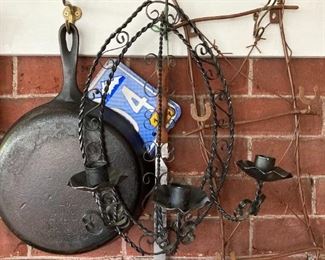Cast iron and metal art