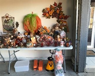 Lots of Fall Decorations