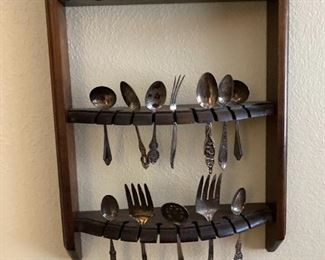 spoons and display
