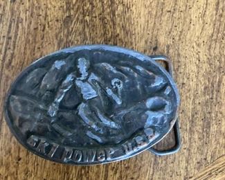 Ski Power Belt buckle