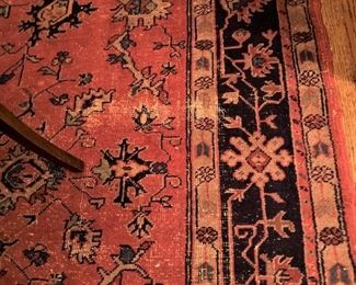 Antique rug - 9 feet 6 inches x 11 feet