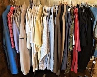 Men's clothes selections