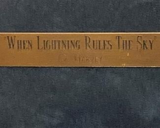 "When Lightning Rules the Sky" by G. Harvey