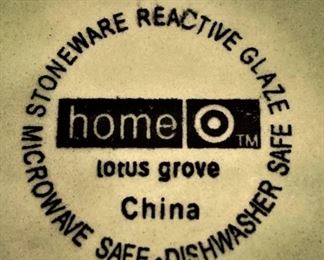 "Lotus Grove" stoneware by Home
