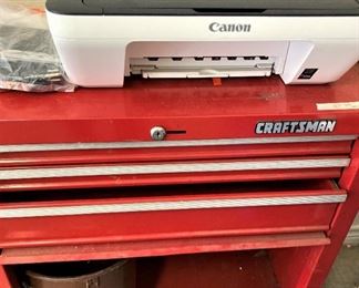 Canon copier; Craftsman tool chest