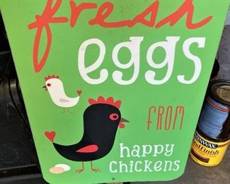 "Fresh Eggs" sign