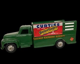 Buddy "L" Curtiss Candies Railway Express Agency pressed steel truck