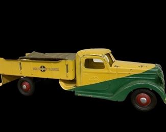 1930s Buddy "L" pressed steel Ice delivery truck with canopy