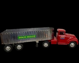 1957 TONKA Steel Grain Hauler semi truck and trailer
