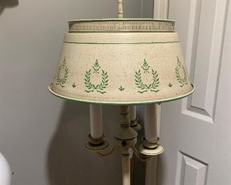Toleware floor lamp