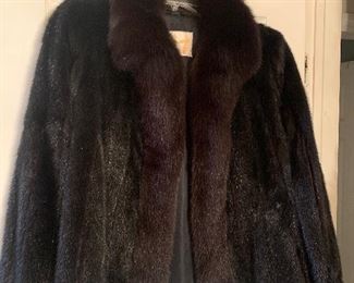 Mahogany mink jacket