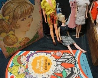 Barbie, Ken, paper dolls