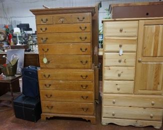 tall chest of drawers, dresser-wardrobe