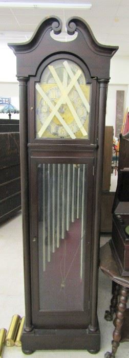 HERSCHEDE 9 TUBE GRANDFATHER CLOCK
