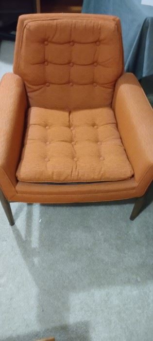Mid-Century Heritage Orange armchair with slight damage