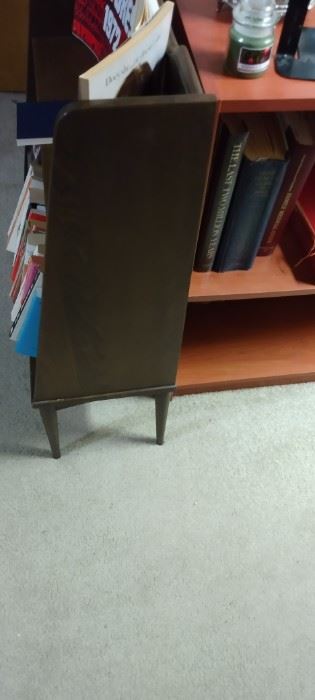 Mid-Century book and magazine rack