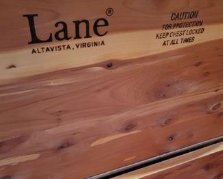 Lane Cedar padded seat chest