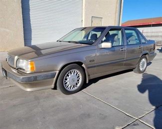 #190 • 1994 Volvo 850 Series Year: 1994
Make: Volvo
Model: 850 Series
Vehicle Type: Passenger Car
Mileage:67244
Plate: 3JRE602
Body Type: 4 Door Sedan
Trim Level: Base
Drive Line: FWD
Engine Type: L5, 2.4L; DOHC 20V
Fuel Type: Gasoline
Horsepower:
Transmission: Automatic
VIN #: YV1LS5521R2161323

Features and Notes:
Clean California Title in Hand
Power Windows, Mirrors, Door Locks, Seats, Leather Seats
