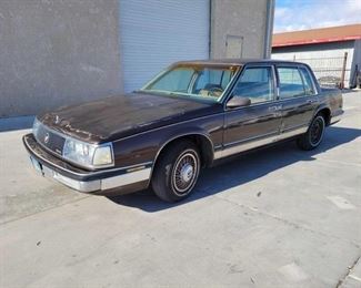 #194 • 1985 Buick Electra: Year: 1985
Make: Buick
Model: Electra
Vehicle Type: Passenger Car
Mileage: 65,697
Plate: 1NBN652
Body Type: 4 Door Sedan
Trim Level: Park Ave
Drive Line: FWD
Engine Type: V6, 3.8L
Fuel Type: Gasoline
Horsepower:
Transmission:
VIN #: 1G4CW6937F1477082

Features and Notes:
Clean California Title in Hand.
Passenger Window Does Not Go Down Or Up