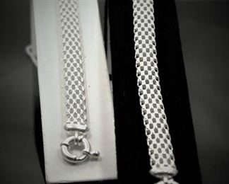 Two Sterling Bracelets