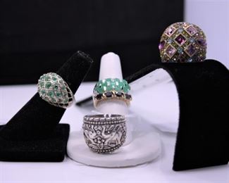 Collection of Costume Rings