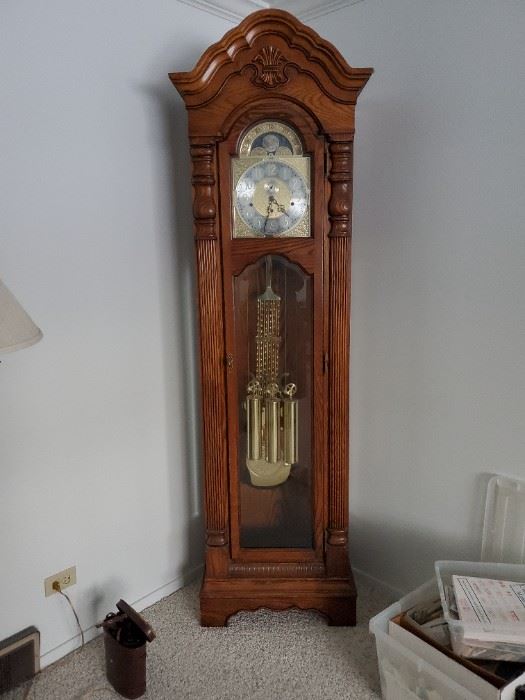 Sligh grandfather clock and it works
