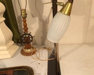 Vintage pole lamp