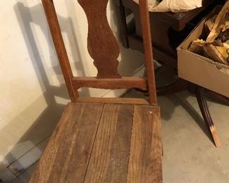 Chair to drop down table