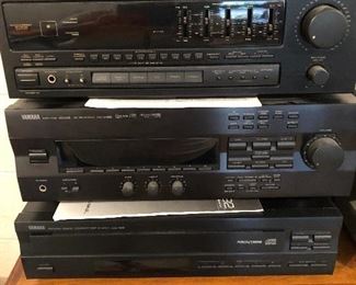 Pioneer & Yamaha stereo equipment