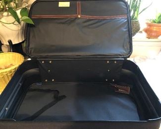 Open Jaguar suitcase