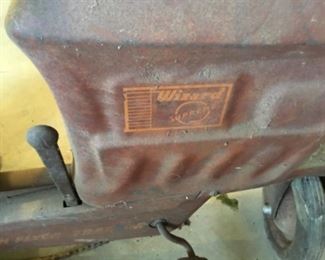 Wizard Supreme tag on tractor